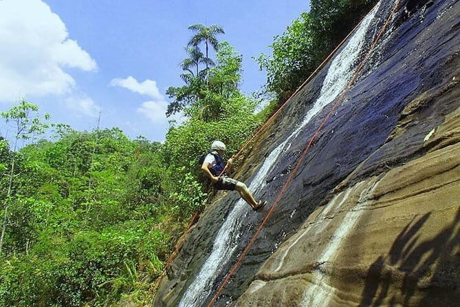 Adventure Experience B in Kitulgala - The core plan: rapids plus a 100-foot waterfall descent