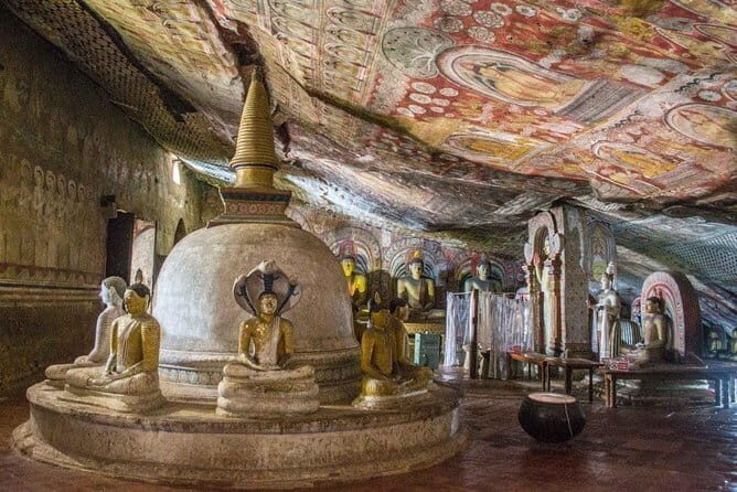Day Tour Kandy to Sigiriya with Dambulla Cave Temple Excursion - Dambulla Cave Temple in about an hour: the one you’ll remember