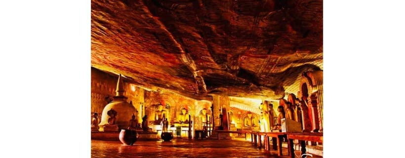 From Kandy: Dambulla to Sigiriya Day Tours - Dambulla Cave Temple and the Golden Temple: plan for a real look
