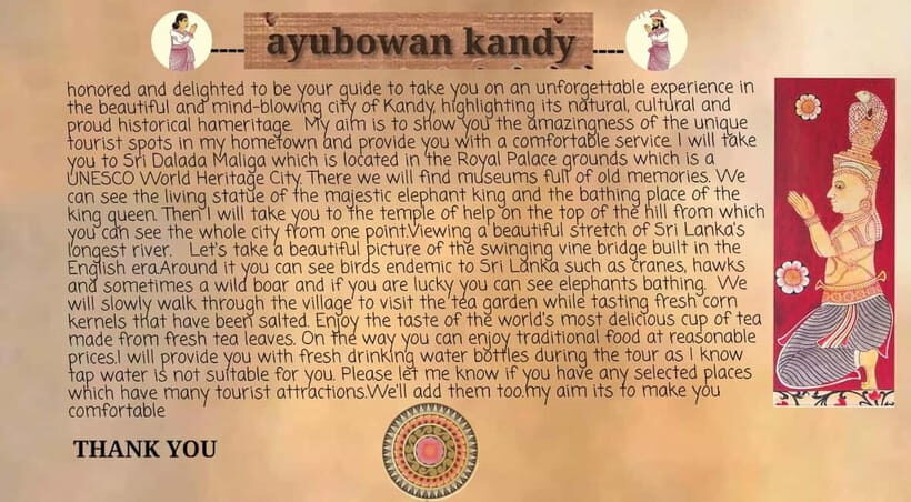 Kandy: City Tour with Temple of the Tooth & Tea Garden - UNESCO World Heritage City walk and the university stop