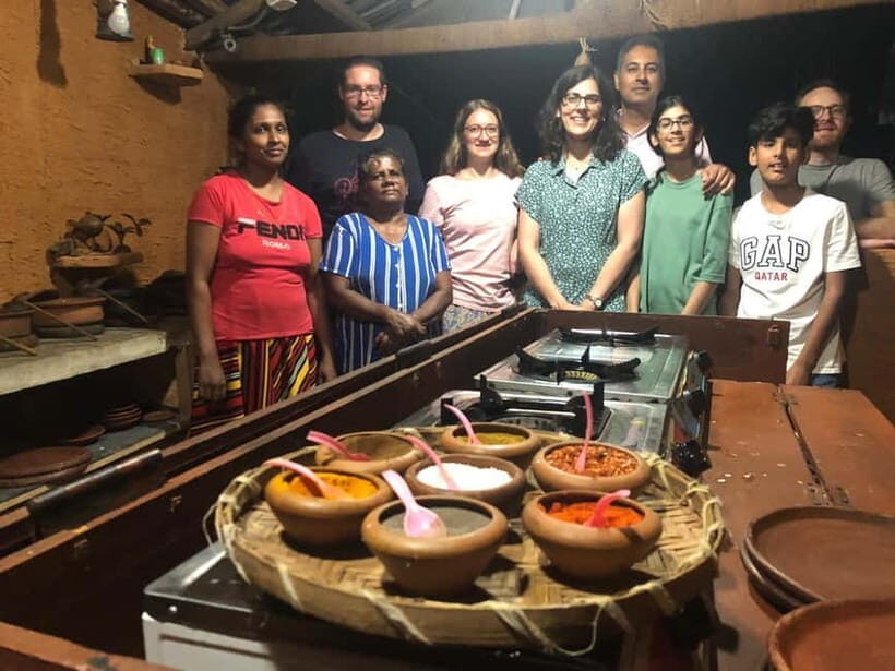 Kandy Cooking Class with Granny - Your Menu: Rice, 7 Vegetables, Curries, Sweet, Coconut Sambol, and Papadam